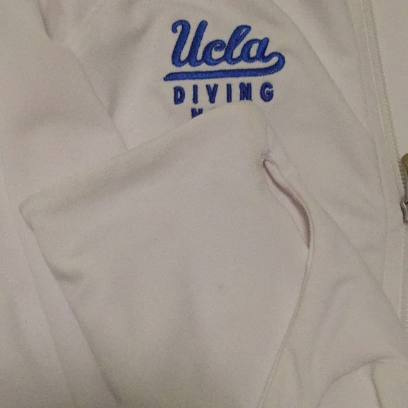 UCLA Adidas white sports jacket - Picture 2 of 5